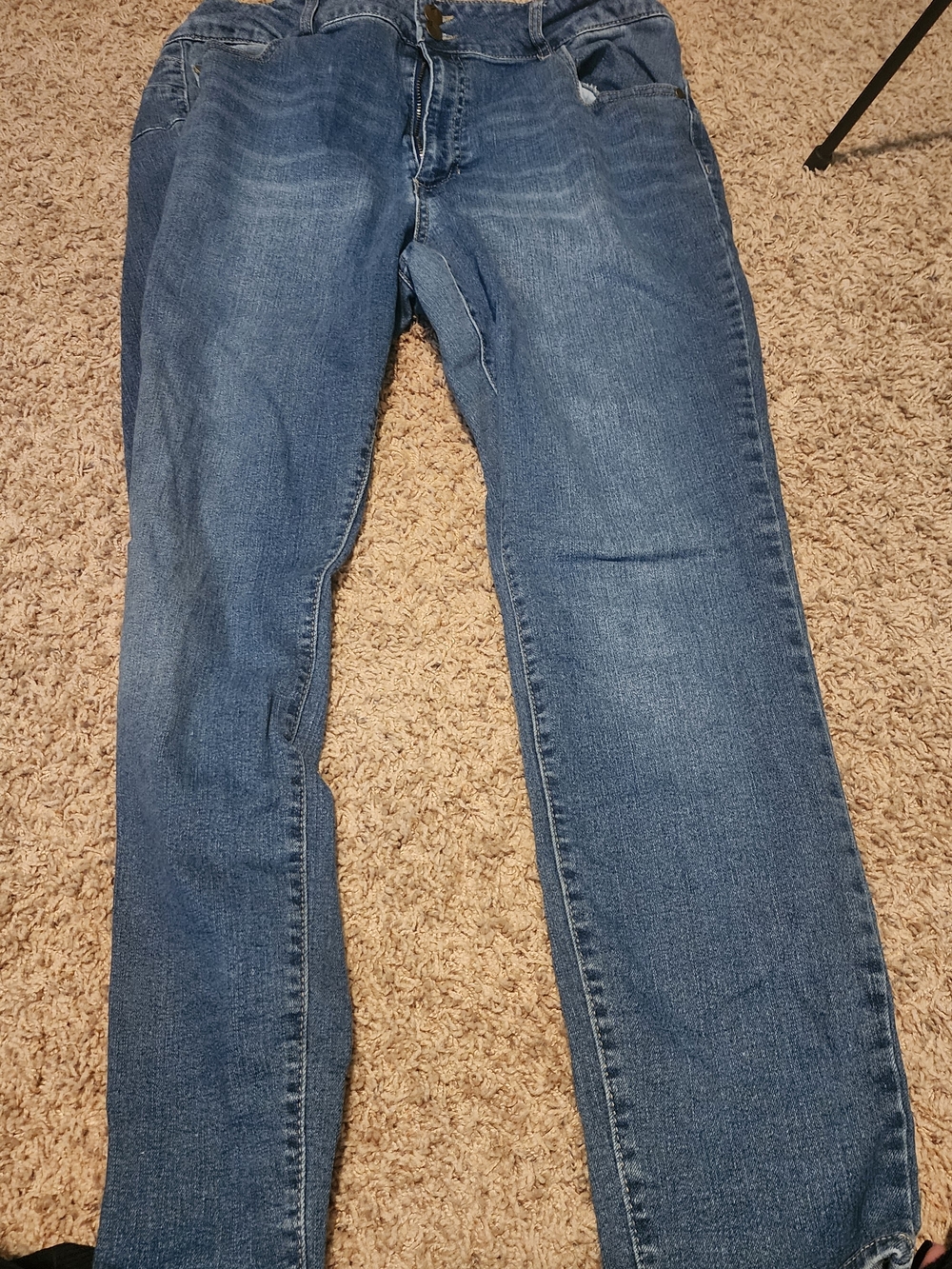 d. jeans Women's Size 16 Skinny Jeans Blue Stretch Denim Mid Rise Plus Size